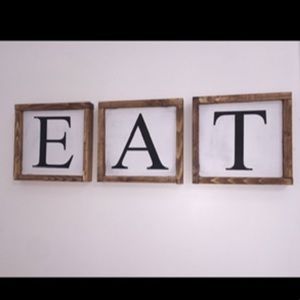 EAT frames letters